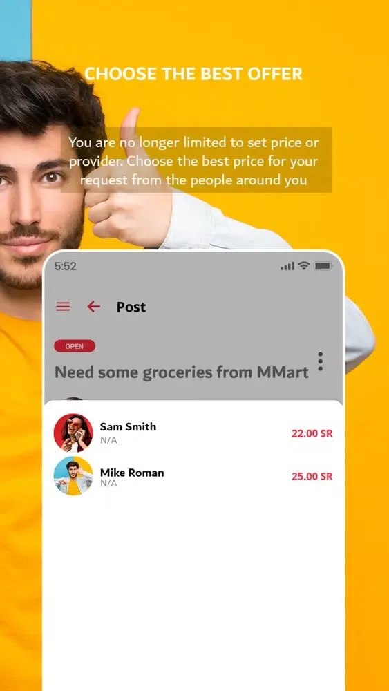 Captures d'écran de xNow - Deliver food & more