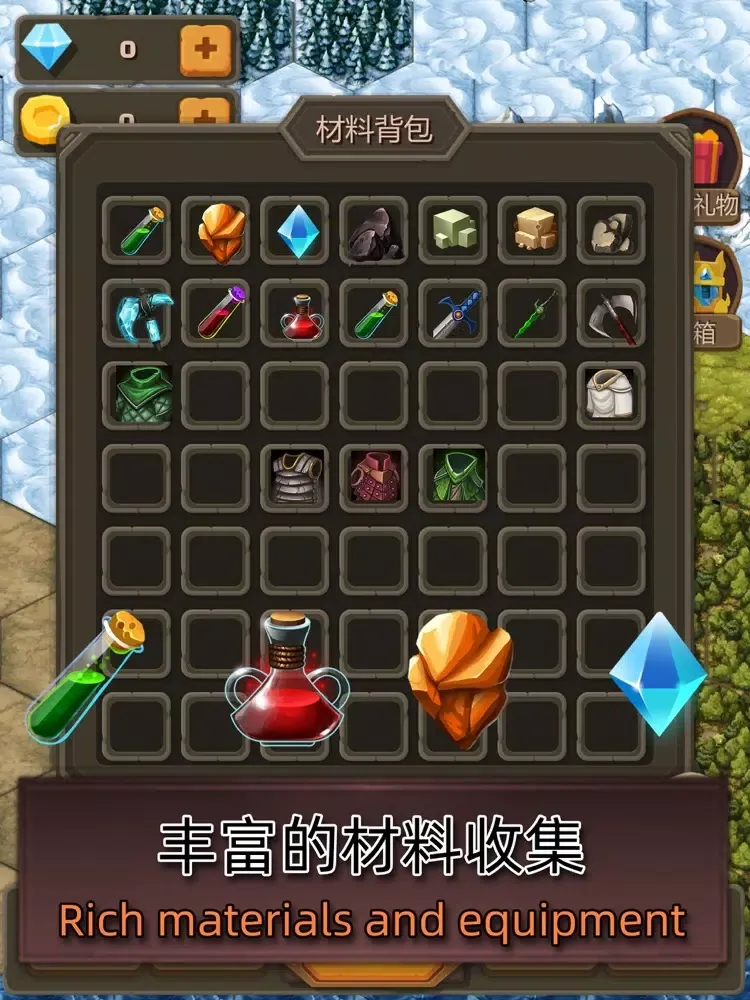 Monsters dungeon iPad  स्क्रीनशॉट