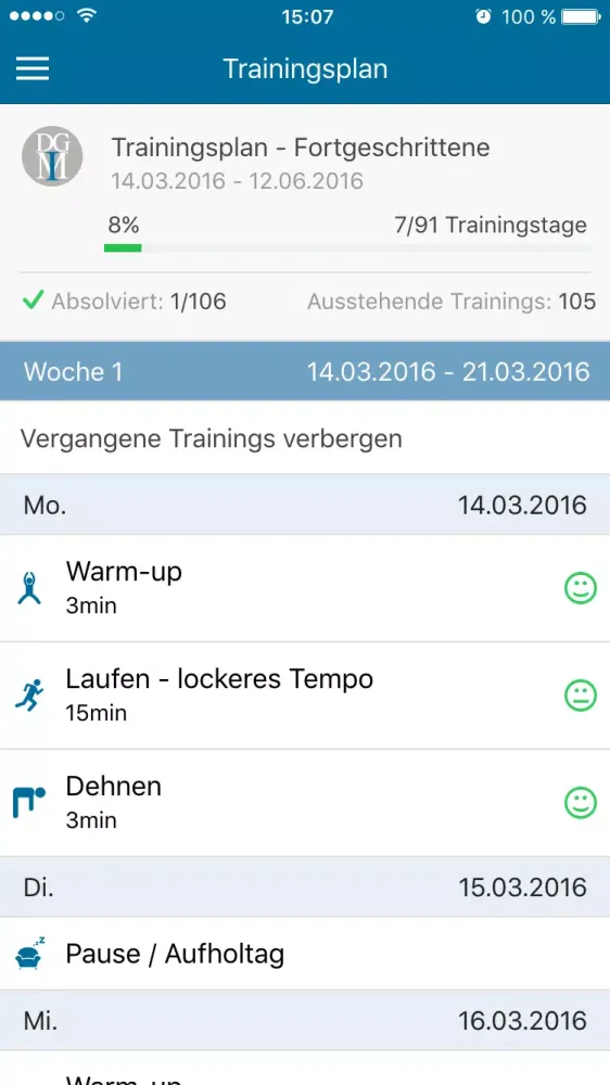 Capturas de pantalla de DGIM - DocFit