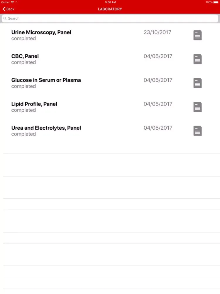 Screenshot di NEHR Oman iPad 