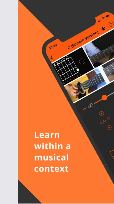 Learn Guitar App سکرین شاٹس