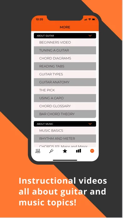 Learn Guitar App سکرین شاٹس