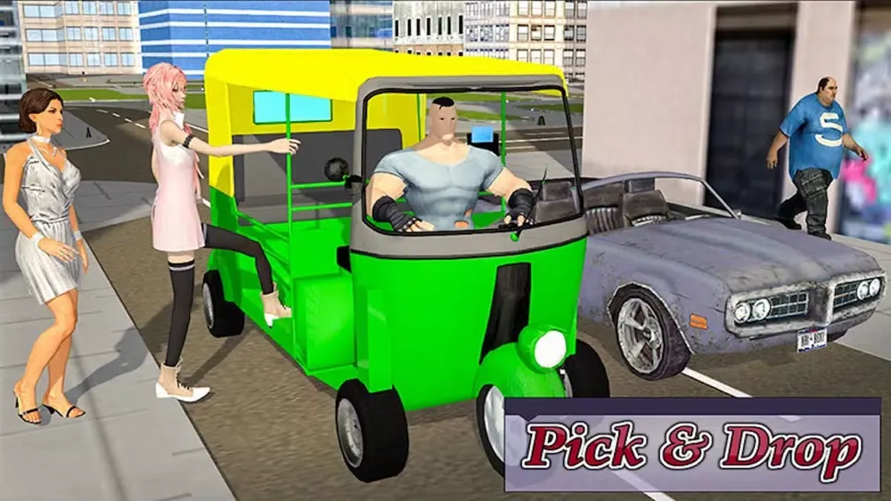 Captures d'écran de Elevated Taxi Tuk Tuk Rickshaw