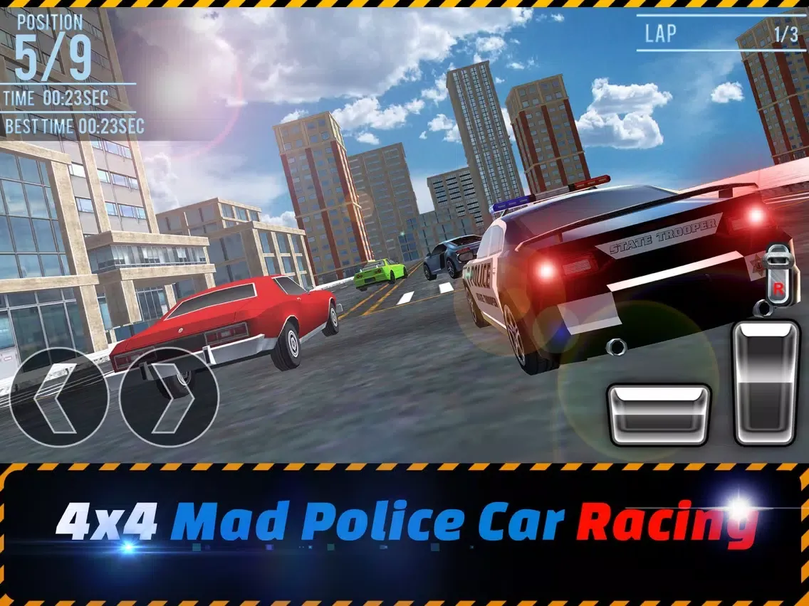 4x4 Mad Police Car Racing & City Crime iPad  Screenshots
