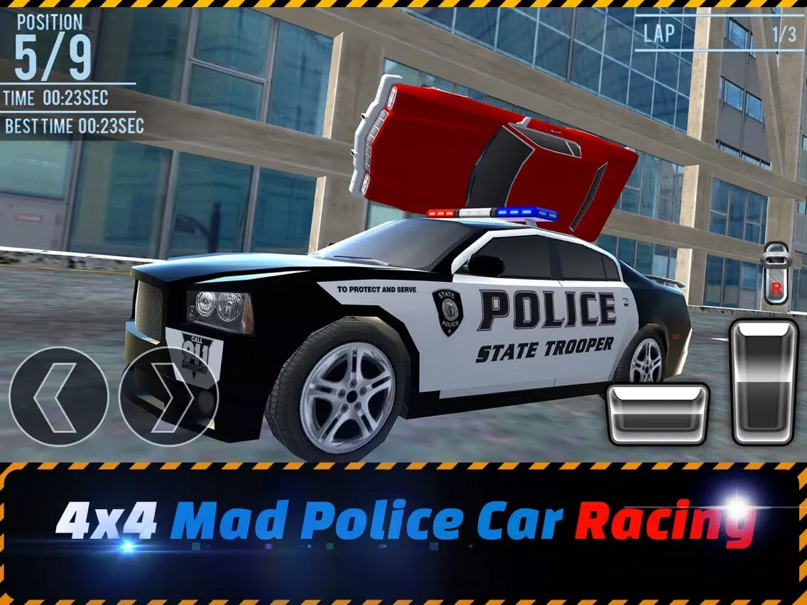 4x4 Mad Police Car Racing & City Crime iPad  Screenshots