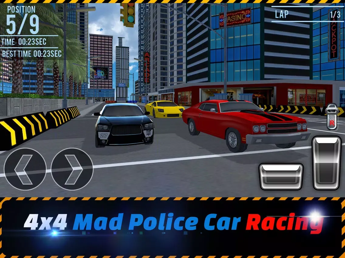 4x4 Mad Police Car Racing & City Crime iPad  Screenshots