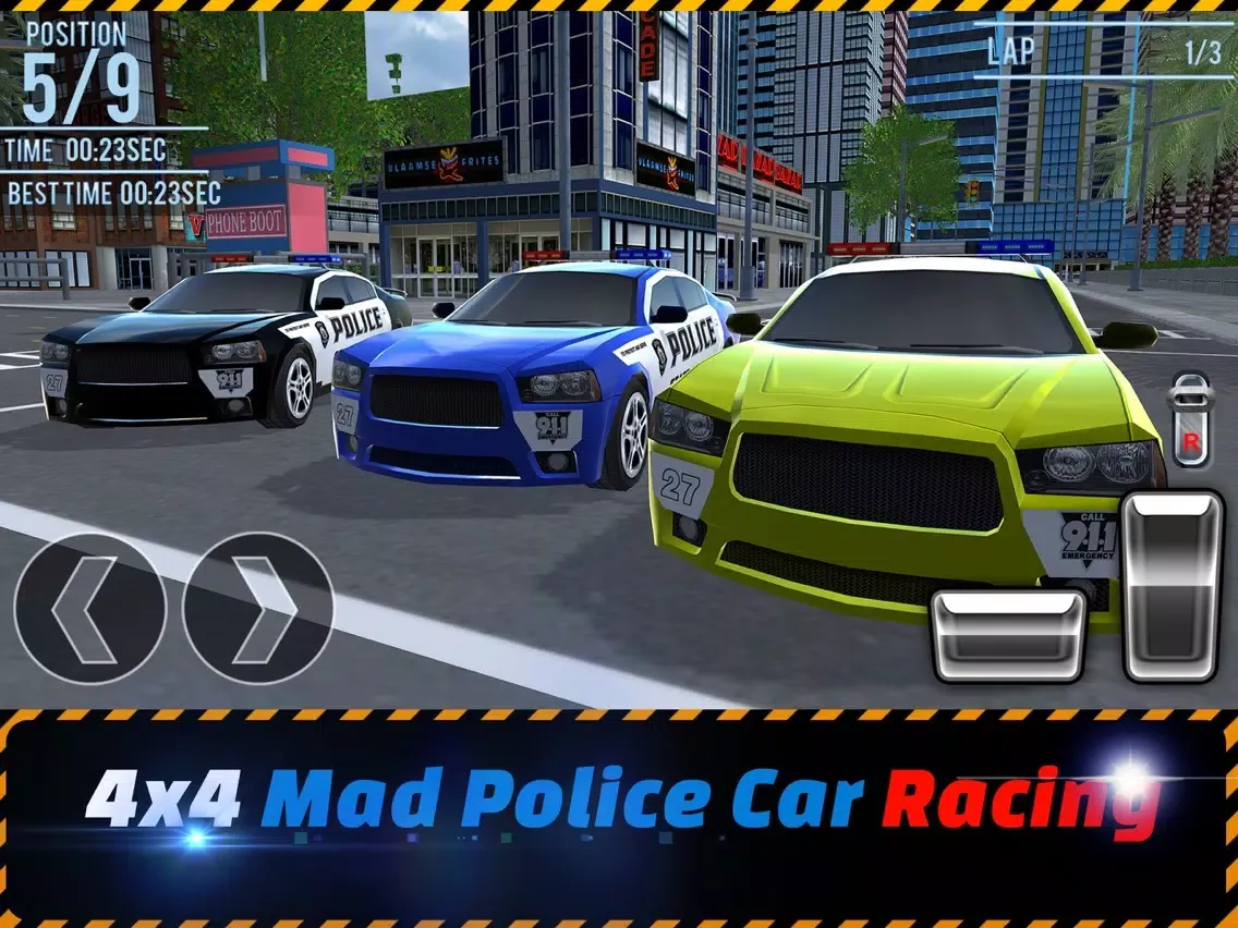 4x4 Mad Police Car Racing & City Crime iPad  Screenshots