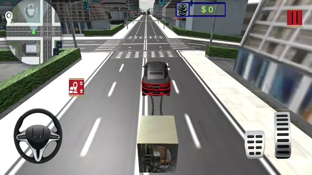 Tangkapan layar Chained Car Police Chasing 3D