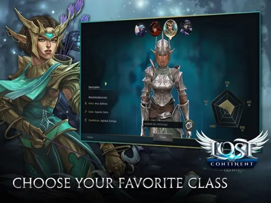 Ảnh chụp màn hình của Lemuria Classic iPad 
