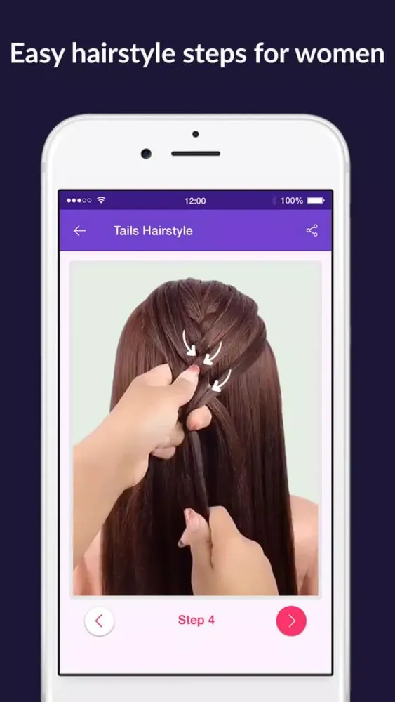 Hairstyles step by step easy,应用截图