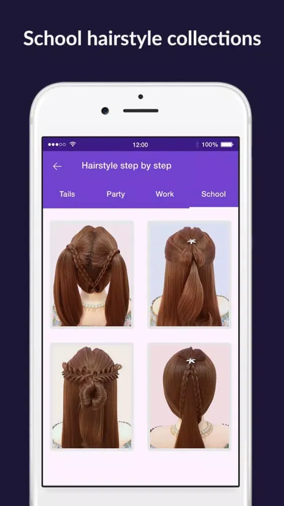 Hairstyles step by step easy,应用截图