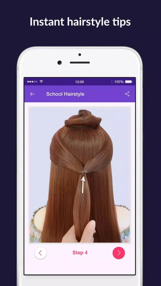 Hairstyles step by step easy,应用截图