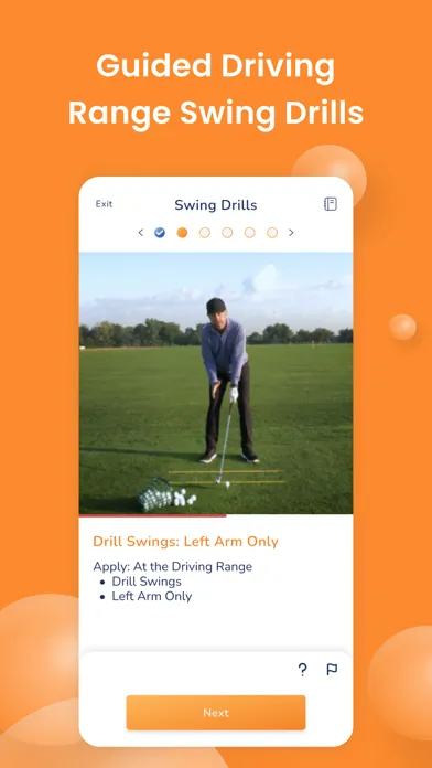 Capturas de tela do Fisio - Personal Golf Training