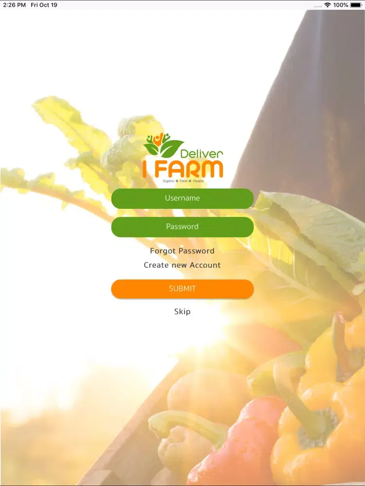 ภาพหน้าจอของ iFarm iPad 