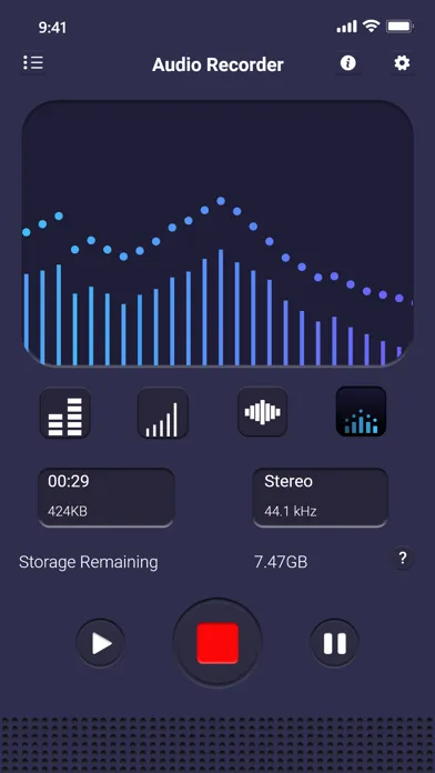 صور Voice recorder: Audio editor