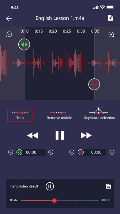 صور Voice recorder: Audio editor