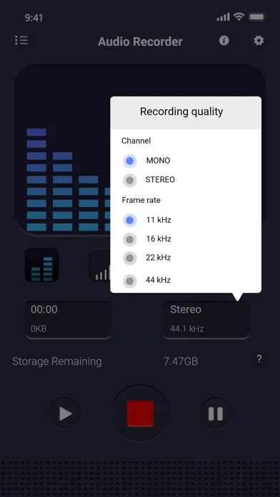 صور Voice recorder: Audio editor