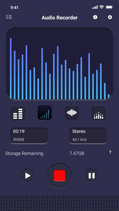 صور Voice recorder: Audio editor