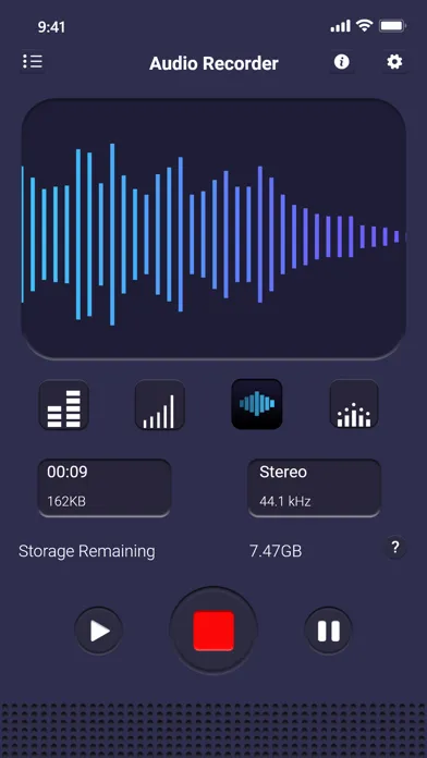 صور Voice recorder: Audio editor