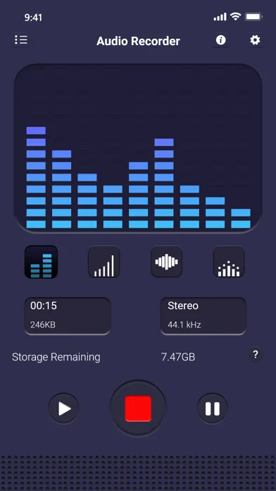 صور Voice recorder: Audio editor