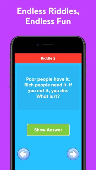 Captures d'écran de Tricky Riddles With Answers