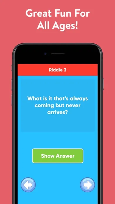 Captures d'écran de Tricky Riddles With Answers