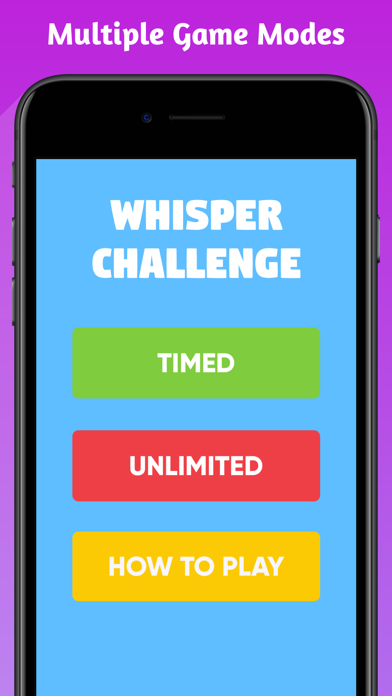 Whisper Challenge - Group Game Screenshots