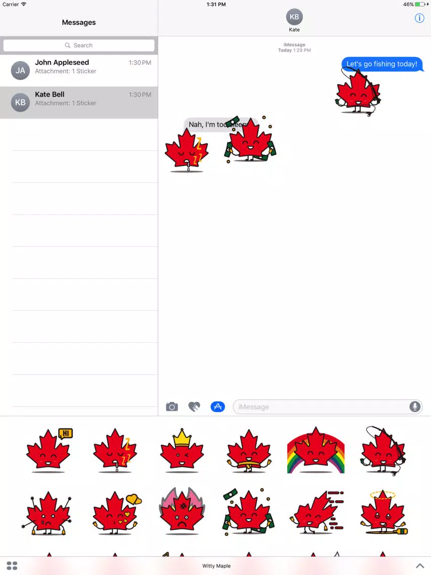 Witty Maple: The Canadian Way iPad 应用截图