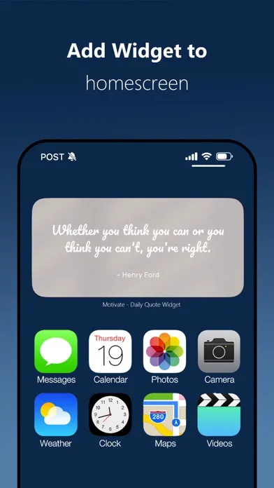 Motivate - Daily Quotes Widget應用截圖