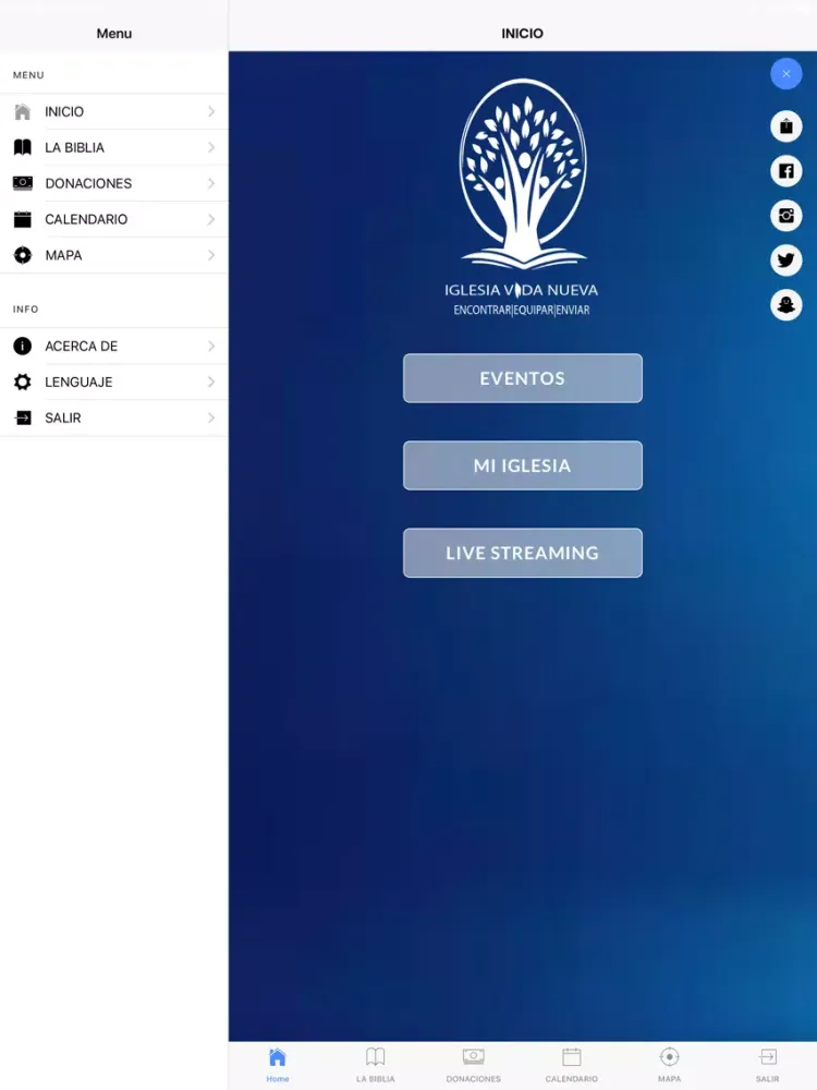 Iglesia Vida Nueva iPad  سکرین شاٹس