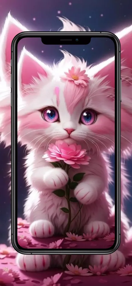 Cute Cat Wallpaper 2024 स्क्रीनशॉट
