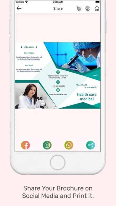 Capturas de pantalla de Brochure Pamphlet Maker