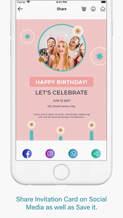 Скриншоты Invitation Card Maker-Greeting