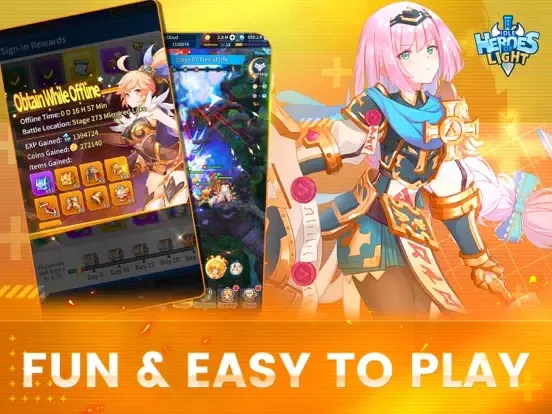 ภาพหน้าจอของ Idle Heroes of Light iPad 