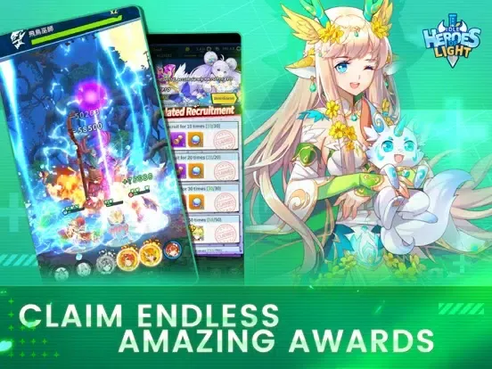 ภาพหน้าจอของ Idle Heroes of Light iPad 