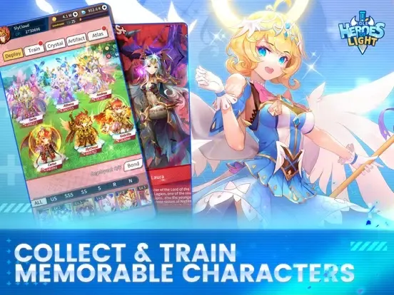ภาพหน้าจอของ Idle Heroes of Light iPad 