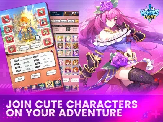 ภาพหน้าจอของ Idle Heroes of Light iPad 