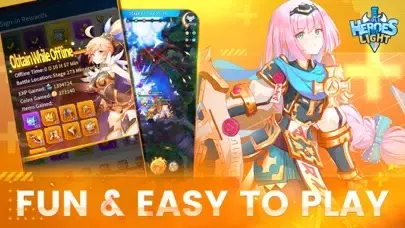 ภาพหน้าจอของ Idle Heroes of Light