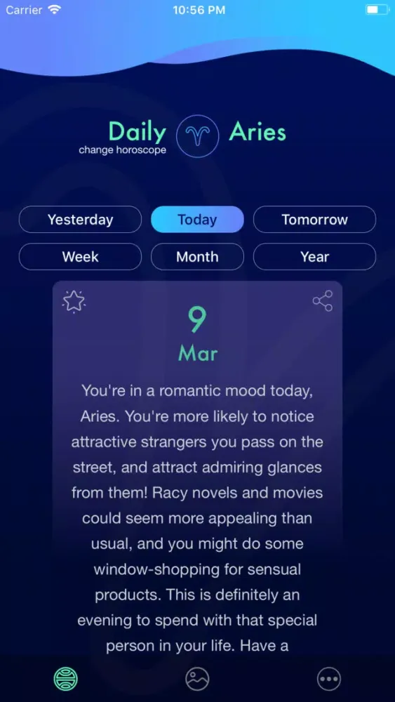 Captures d'écran de Horoscope for Aries