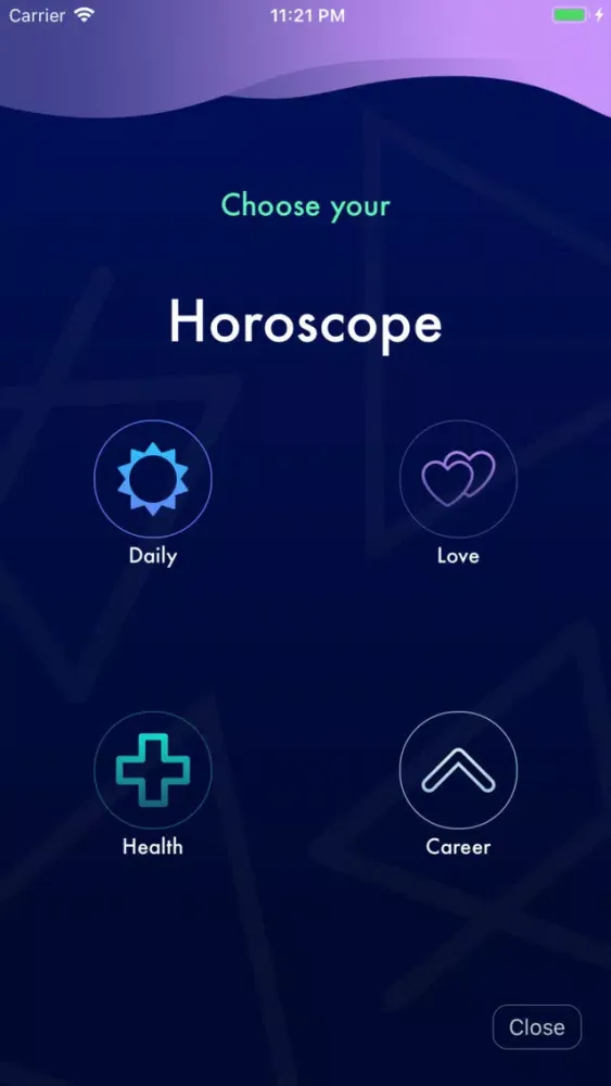 Tangkapan skrin Horoscope for Gemini
