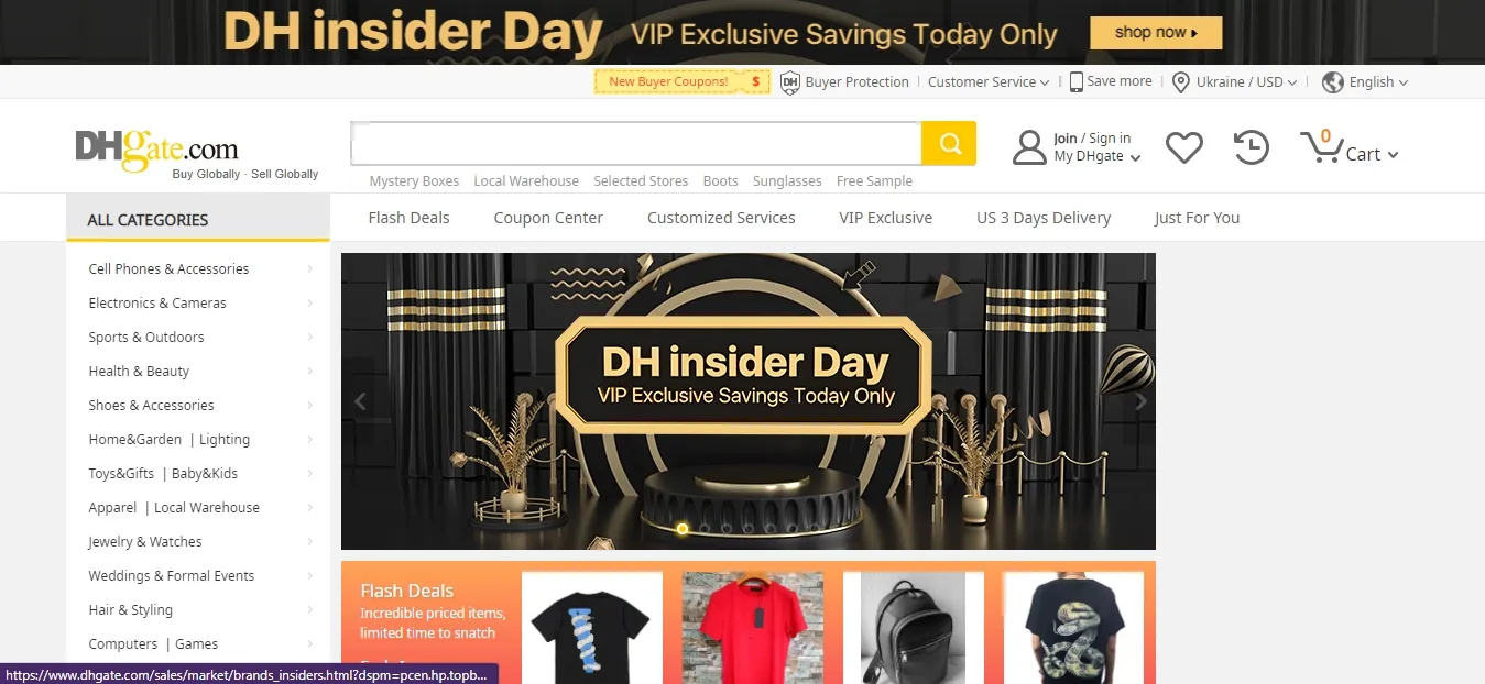Capturas de pantalla de Dhgate download app