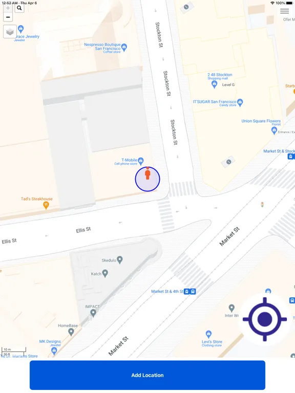 Aries GPS Collector iPad  スクリーンショット