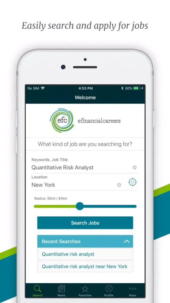 eFinancialCareers: Jobs & News スクリーンショット