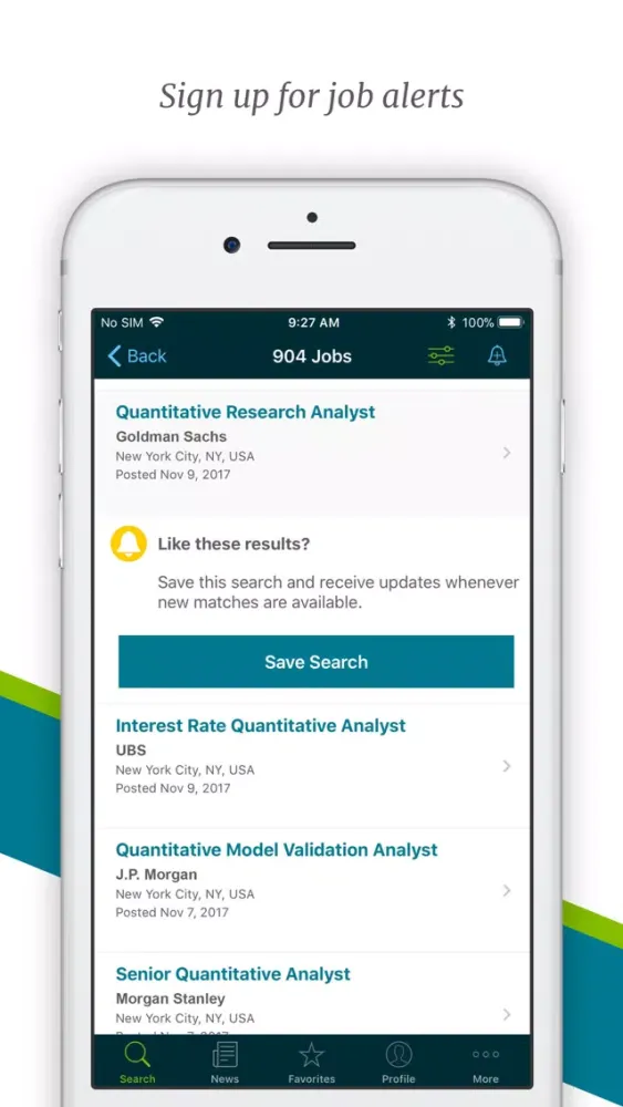 eFinancialCareers: Jobs & News スクリーンショット