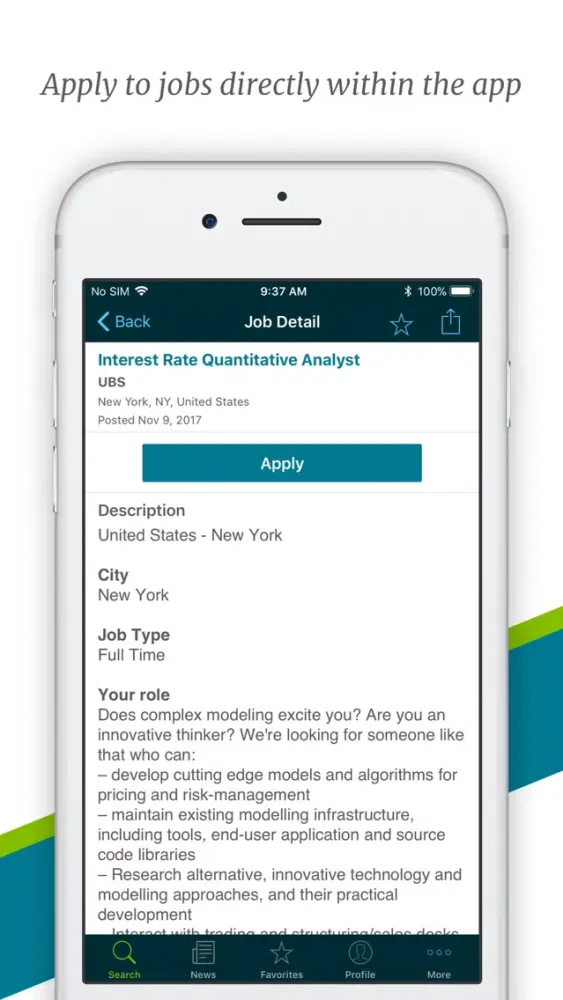 eFinancialCareers: Jobs & News スクリーンショット