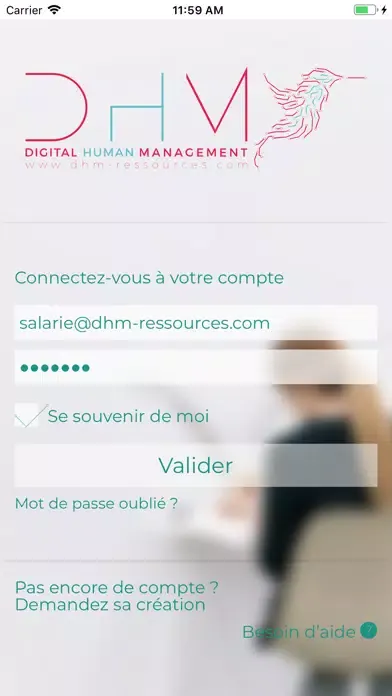 Скриншоты DHM gestion RH entreprise