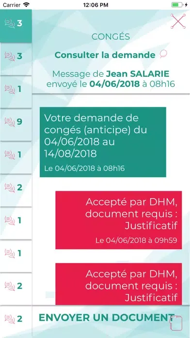 Скриншоты DHM gestion RH entreprise