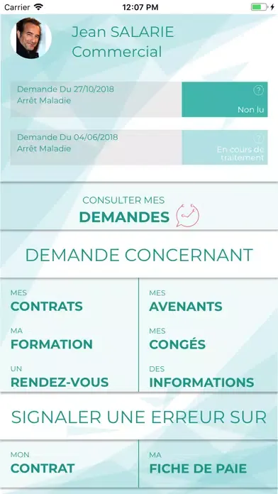 Скриншоты DHM gestion RH entreprise