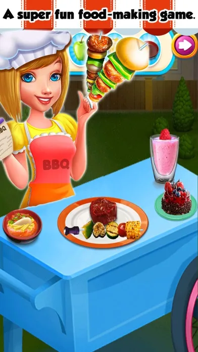 Grill BBQ Maker! Fun Fair Food Barbeque Party 스크린샷