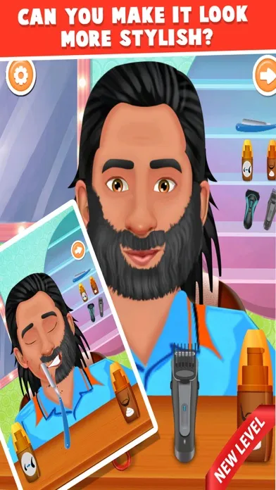 Crazy Beard Shaving Salon应用截图